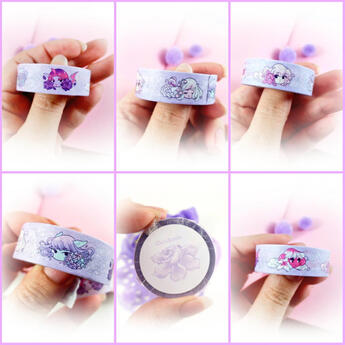 Demon girl washi tape