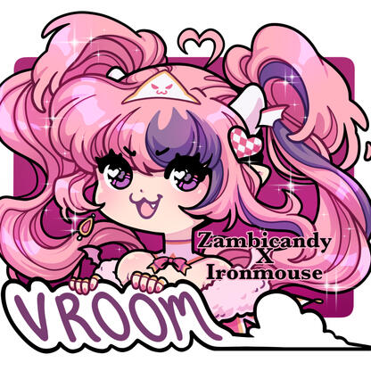 Chibi ironmouse racetrack design