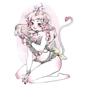 Ball point pen unicorn